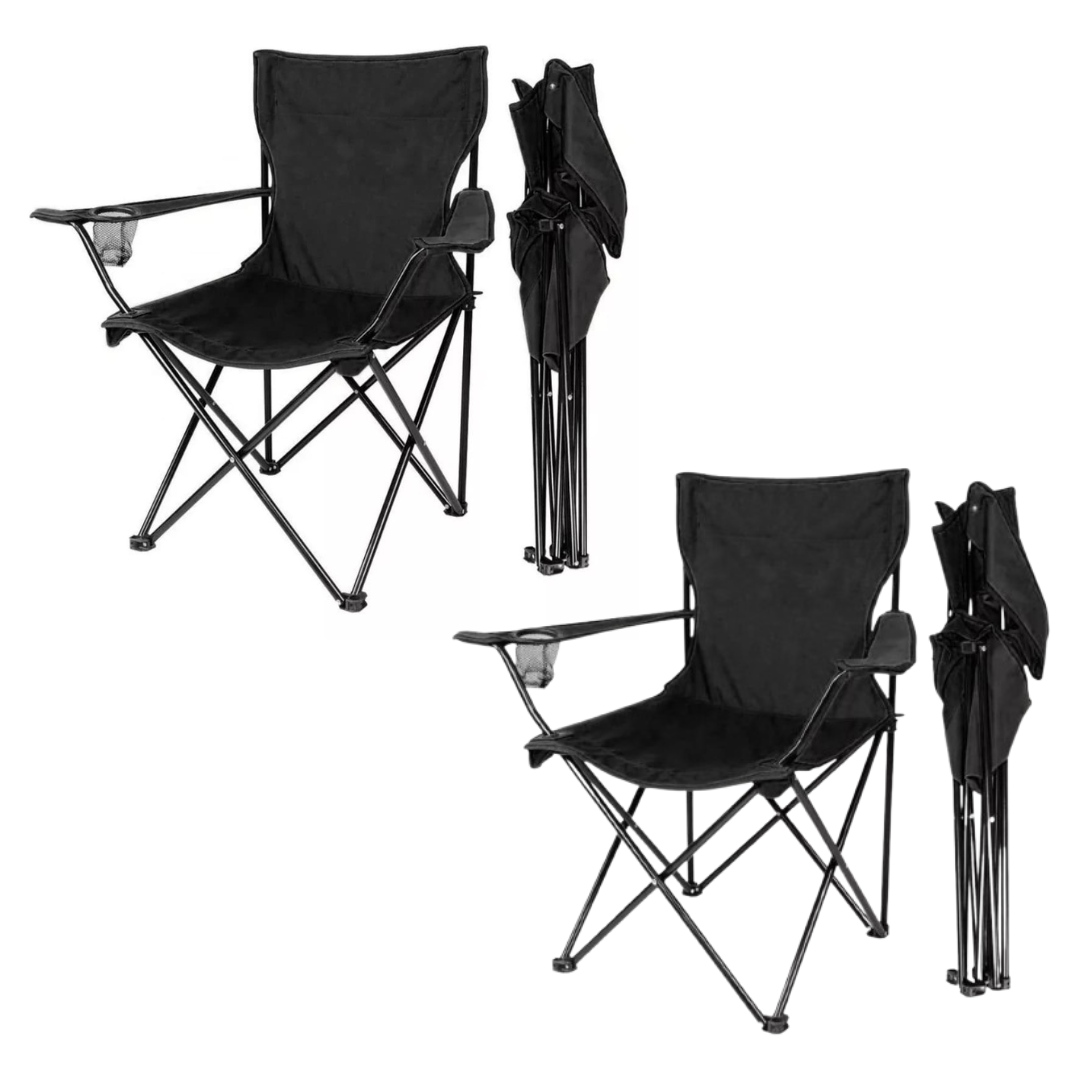 Silla Plegable Con Portavasos