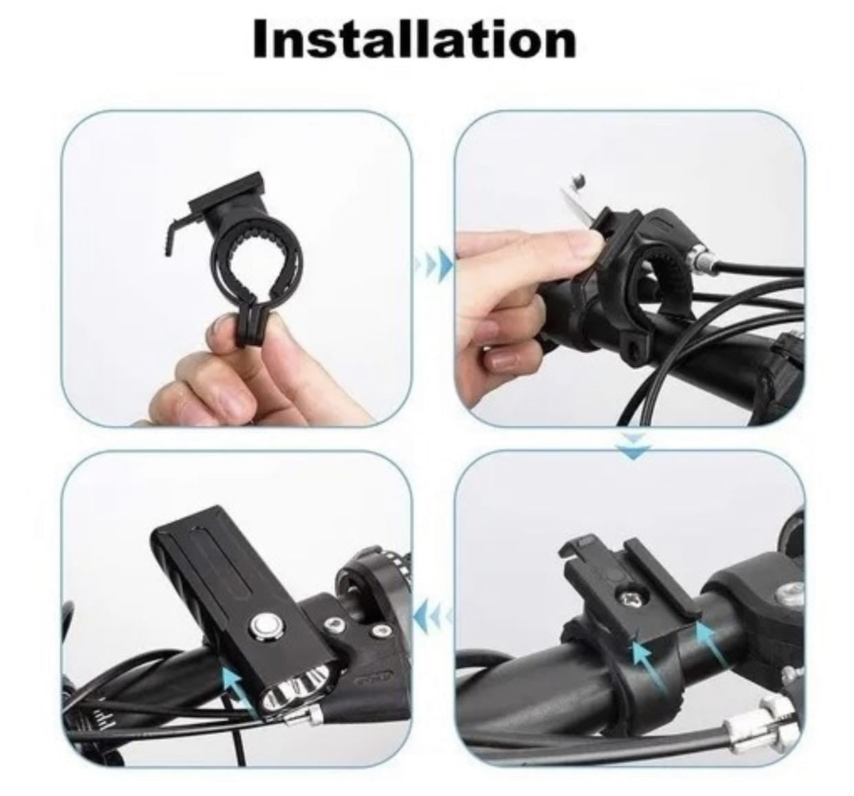 Linterna frontal para bicicleta