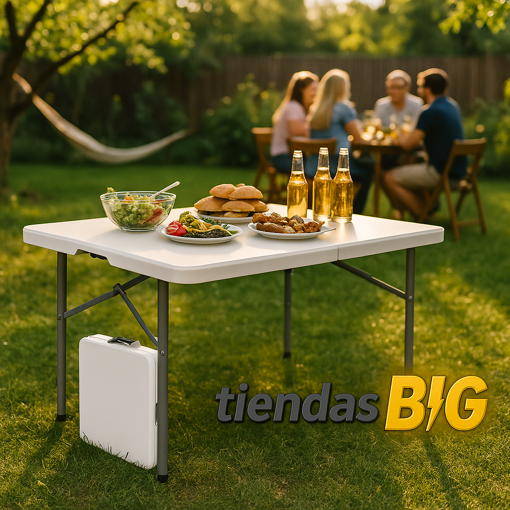 Mesa Plegable 122 Cm Plastico