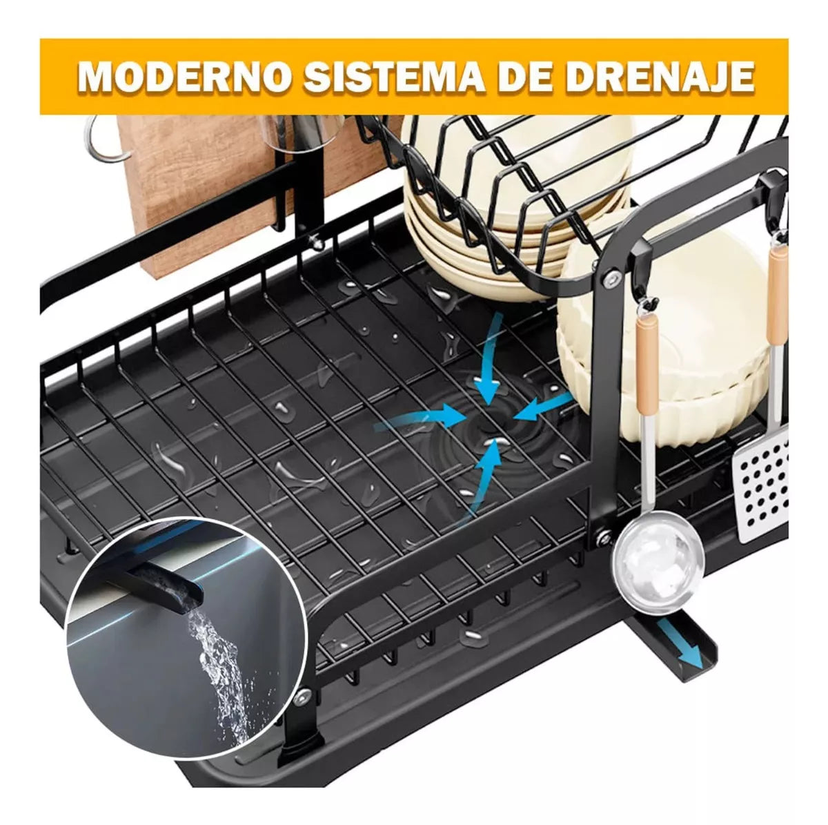 Platero Escurridor 2 Niveles